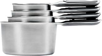 OXO Good Grips 4 Piece Stainless Steel Measuring Cups with Magnetic Snaps