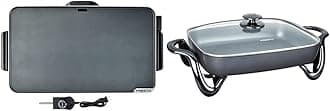 Presto 22-Inch Electric Griddle + Skillet Bundle