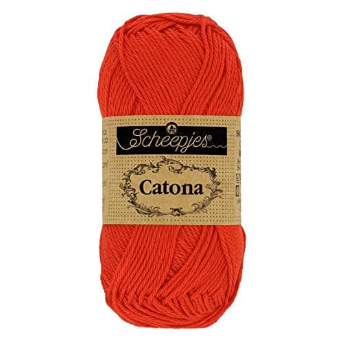 Scheepjes - Scheepjes Catona 390 Poppy Rose Yarn - 1x10g