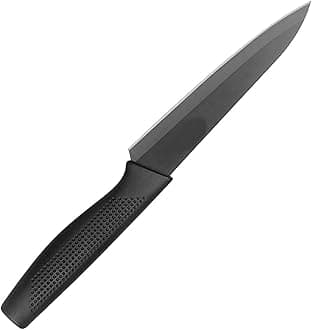 Kitchen Knife, Professional Chef Stylish Knife 9 Inch - High Carbon Stainless Steel - Ultra Sharp Cooking Knife for Kitchen & Cooking, Black, Pack of 1