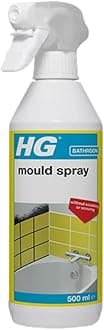 HG Mould Spray & Remover for Kitchen / Bathroom Tiles, Grout & Sealer 500ml (1 Spray)