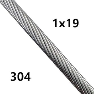1mm 1.5mm 2mm 3mm 4mm 5mm 6mm 8mm STAINLESS Steel Wire Rope Cable Rigging Extra ASIN 316 A4 Marine Grade (Length: 25m, Diameter: 1.5mm)