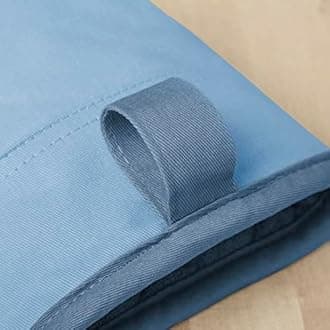 KitchenAid Beacon Two-Tone Mini Oven Mitt Set, 5.5"x8", Blue Velvet/Blue Heaven