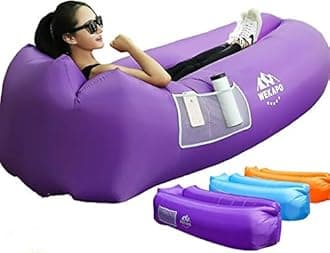 WEKAPO Inflatable Lounger Air Sofa Hammock-Portable,Water Proof& Anti-Air Leaking Design-Ideal Couch for backyard Lakeside Beach Traveling Camping Picnics & Music Festivals