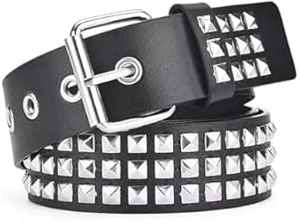 Studded Belt Punk Belt Y2K Goth Belt for Men or Women