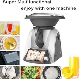 Food Processor Multicooker & Cooking Robot with WiFi, 10+ Preset Functions, TFT Display - 2.5L Kitchen Robot for Cook, Blend, Boil - Smart Auto Cooking Machine