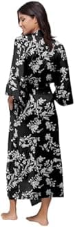 Women's Soft Robes Long Bath Robes Full Length Kimonos Sleepwear Dressing Gown,Solid Color