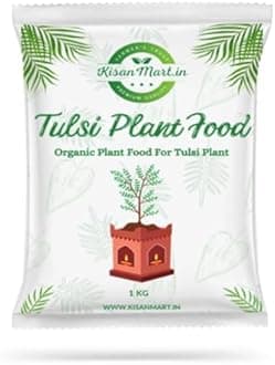 Kisanmart Tulsi Plant Food 250 Grams - Ultimate Tulsi Food Fertilizer to Boost Blooms, Enhance Color & Strengthen Roots