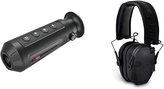 AGM Taipan TM10-256 256x192 25 Hz Thermal Monocular and Walker's Razor Quad Bluetooth Electronic Shooting Earmuffs Bundle