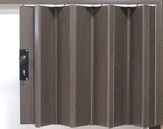 PVC Folding Door (Sliding Door) (Light grey, W95CM x L220CM)