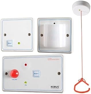 Disabled Persons Toilet Alarm Kit (White)