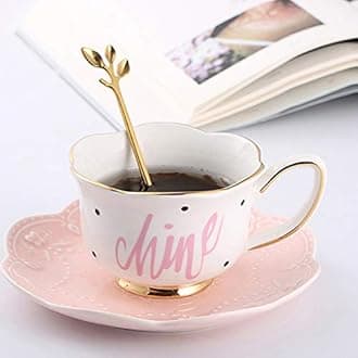 Coffee Spoon Fork 8 Pack(4 Spoons 4 Forks),Silver Leaf Retro Dessert Coffee Small Spoon Cocktail Picks Fruit Fork Flatware,4.7 Inches Stainless Steel Tea Spoon Set (Silver8)