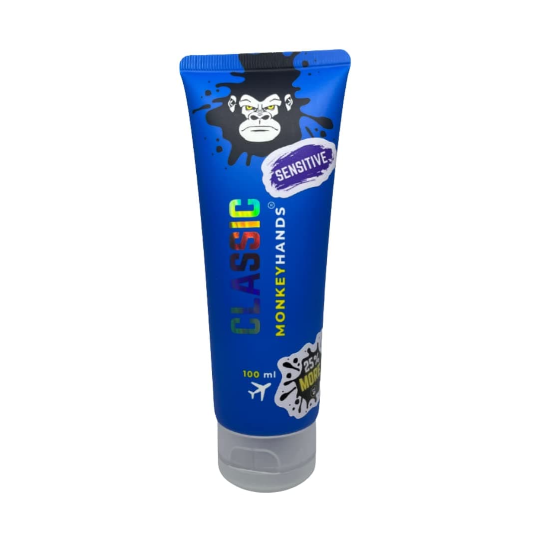 Monkey Hands Pole Dance Grip Gel Classic Sensitive [Stickiness Level Normal] Blue in 100 ml – Also for Fitness Equipment, Gymnastics & Climbing – Vegan, No Parabens, Vaseline and Animal Testing