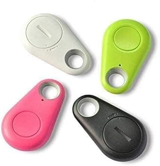GPS-Tracking Device Smart Key Finder Locator GPS Tracking Device for Kids Boys Girls Pets Cat Dog Keychain Wallet Luggage Anti-Lost Tag Alarm Reminder Selfie Shutter (1-Piece)