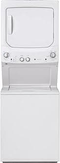 27" Unitized Washer-Elec Dryer White