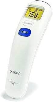 OMRON Gentle Temp 720 Contactless Thermometer, 3-in-1 measurement, Fast 1 Second Results Celsius Fahrenheit, No-Touch Infrared Thermo-meters for Baby Kids Adults, 25 Reading Memory Night Backlight
