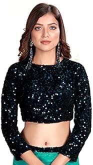 Pratham Blue Women's Silk Saree with Blouse Piece