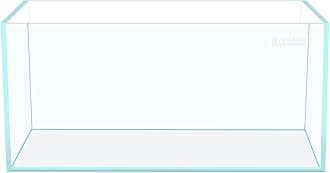 42 Gallon Rimless Aquarium, Ultra Clear Glass Low Iron Rectangular Large Fish Tank L31.5×W17.7×H17.7 Inches Thickness 8mm with EVA Foam Leveling Mat