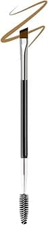 Eyebrow Brush Professional Double-Ended Angled Eye Brow Spoolie Brushes, Double Head Brush, Makeup Grooming Tool for Precision Application of Eye Brow Powders, Shaping Eye Brow & Lashes