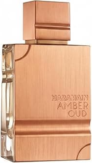 Haramain Amber Oud Eau de Parfum Spray – 60ml | Long Lasting Oriental Woody Fragrance for Men & Women | Luxury Arabic Perfume with Amber, Musk & Spices