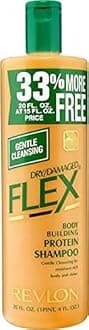 Flex Body Building Protein Shampoo for Dry Damaged Hair (592ml)