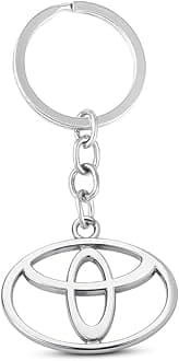 Stainless Steel Car Keychain - Universal Keychain for Car, Bike, Home, Office | Durable Birthday Gift for Friends, Men, Women | Metal Keyring