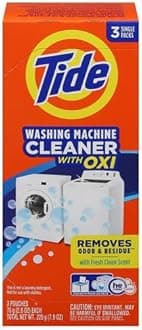 Washing Machine Cleaner by Tide, Washer Machine Cleaner Tablets for Front and Top Loader Machines, 3 Count Box
