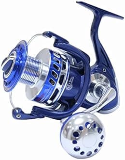 Hiumi 30KG Power Drag Saltiga Spinning Reels Heavy Duty Sea Fishing Boat Fishing Jigging Fishing Reel 4000 5000 6000 7000 8000 9000