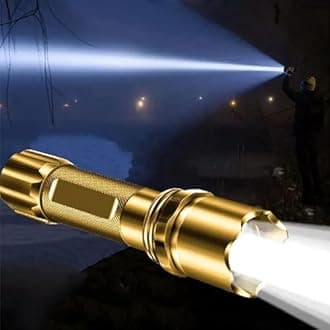 KELINFONG Led Rechargeable Flashlights Super Bright 1000 High Lumens 3 Modes Small Flashlight Waterproof Portable Powerful Tactical Flashlight for Home Camping Emergency Hiking Outdoor