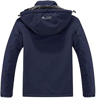 MAOYSSEN Men's Ski Jacket Warm Winter Snow Coat Waterproof Mountain Windbreaker Snowboarding Jacket Hooded for Hiking Traval