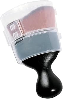 AOCISKA Car Interior Detailing Brush,Soft Bristle Cleaning Brush Car Detailing Brush Dusting Brush,Car Interior Cleaning Tool,Auto Detail Brush Car Dash Duster Brush (Black&Brown with Cap)