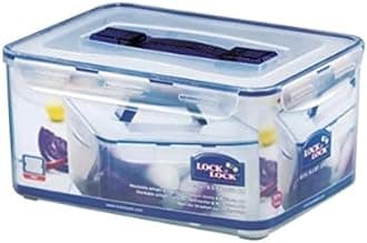 Lock&Lock 270-Fluid Ounce Rectangular Container with Handle and Tray, Tall, 33.3-Cup