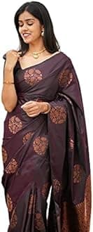 Shiv Textiles Womens Banarasi Saree Saree (pack of 1)
