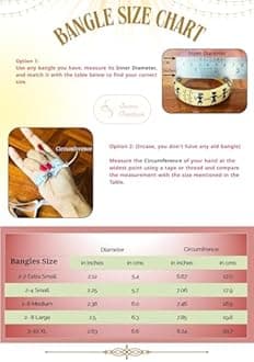 Swara Creations Traditional Glass Kada Bangles Set for women & girls Glossy B...