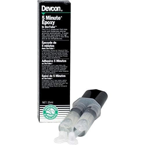 Devcon 10-Minute Epoxy (14251) - Chemical Resistant Epoxy Adhesive - 50ml/1.7oz Mixing Gun Kit