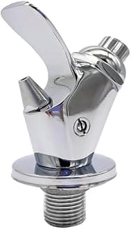 G1/2" Size Drinking Fountain Faucet Kitchen Outdoor Brass Drinking Fountain Bubbler Tap, Bathroom Press Drinking Water Filter Tap Drinking Water Faucet Polished Chrome