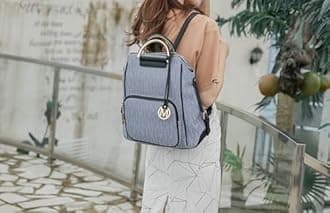 MKF Collection Signature Women Backpack, Vegan Leather Travel Bag Top-Handle Fashion Daypack Business Work Bag by Mia K | Travel Bag, Fashion, Business, Work Bag, by Mia K