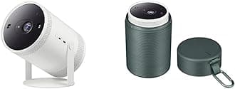 SAMSUNG 30” - 100” The Freestyle 2nd Gen with Gaming Hub Smart Portable Projector, FHD, HDR & The Freestyle Carrying Case for Smart Portable Projector, IP55 Weather Resistant