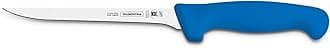 TramontinaProfessional 6 Inches Boning Knife with Stainless Steel Blade and Blue Polypropylene Handle with Antimicrobial Protection