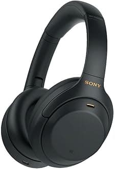 Sony Wh-1000Xm4 Wireless Noise Cancelling Bluetooth Over-Ear Headphones With Speak To Chat Function And Mic For Phone Call, Black, UAE Version - 1-Year warranty