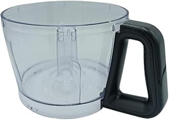 Moulinex Transparent Plastic 1.5L Food Processor Bowl Container Robot Double Force Compatible with FP8221, FP824H, FP826H, FP828H