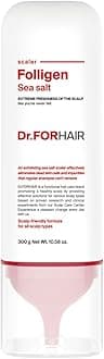 Dr.FORHAIR Folligen Sea Salt Scaler 300 ml/10.58 oz. | Scalp Keratin Deep Cleansing | Scalp Exfoliation | Eliminates Sebum, Impurities, Odor | Nourish and Freshen | Hair Strengthening