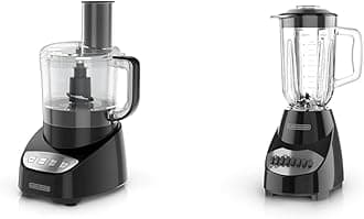 8-Cup Food Processor and 10-Speed Countertop Blender Bundle