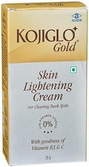 New Kojiglo Gold Skin Lightning Cream | 100% Natural Lightning Cream | Face Cream For Lightning Skin And For Clearing Dark Spots For Womens And Mens | Pack Of (1) - 20gm