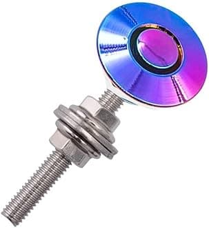 Quick Release Latch Lock Clip Push Button Bonnet Kit 1.25in/32mm Diameter Universal Aluminum Alloy Quick Latch Lock for Auto Car Bumper License Plate Hood or Various DIY(Multicolor)