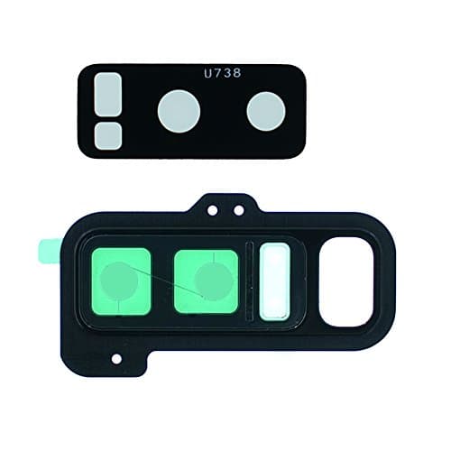 LUVSS New Back Camera Glass for Samsung Galaxy Note 8 (All Carriers) Rear Camera Ring Bezel Holder + Glass Lens Replacement with Adhesive Sticker