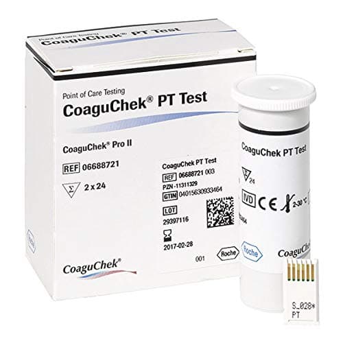 CoaguChek PT Test Strips for Pro II System 2 x 24 Tests