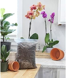 All-Purpose Orchid Mix for Indoor Plants - Orchid Bark & Organic Perlite for Plants - Orchid Soil Flower Mix Has Good Drainage - 2 Litre