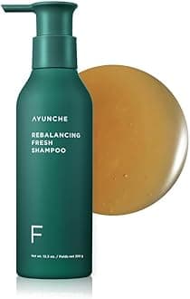 Rebalancing Shampoo Fresh 11.8oz [For Oily Scalp] | Cleanse Excess Sebum & Oiliness | Strengthen and Protect Hair Roots | Anti-Hair Loss and Anti-Thinning Shampoo | Korean Salon Brand