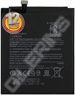 Original BN31 Battery for Redmi 5X, Y1, Y1 Lite Mi A1, Y2 Battery with 1 Year Warranty***(G339)